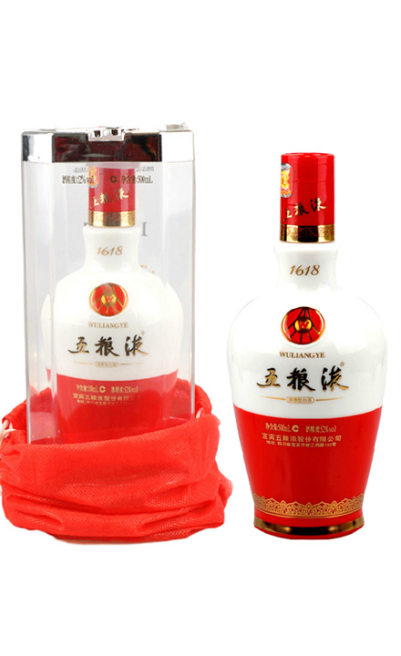 52度五粮液1618瓷瓶浓香型白酒500ml(特价)_五粮液_品牌_喜宴用酒_喜9