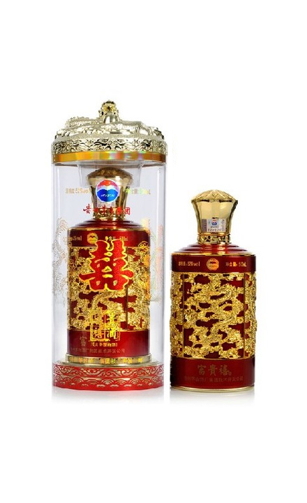 52度茅台双喜酒(龙头)浓香型白酒 500ml(套餐)