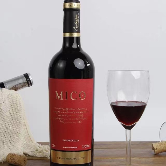 MICO迷口半干红葡萄酒西班牙原瓶原装进口婚礼宴会